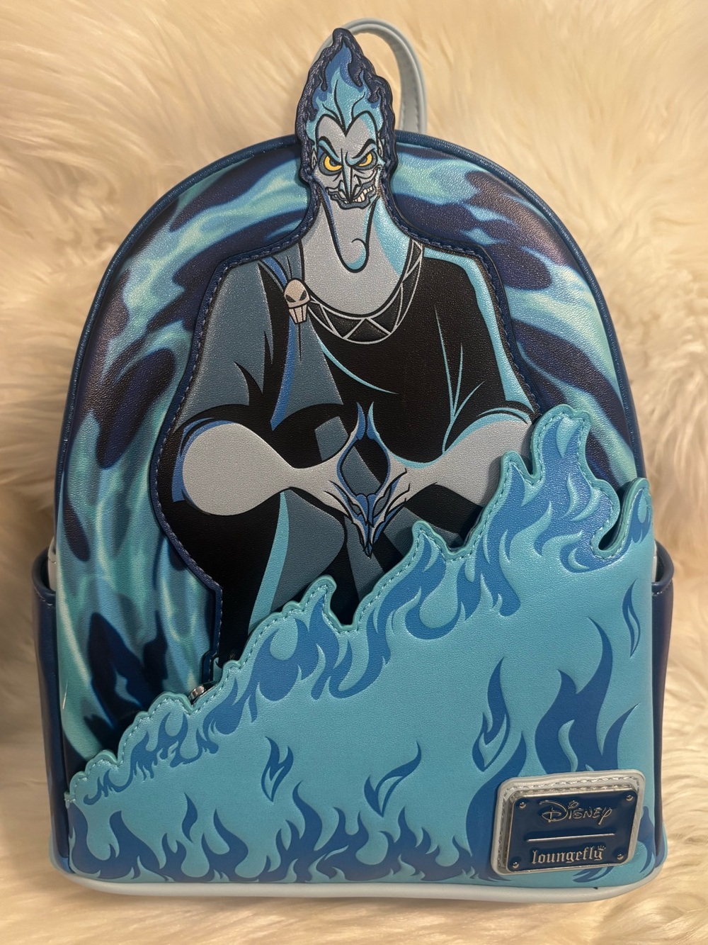 Loungefly Disney Hercules Hades Flames Mini Backpack New